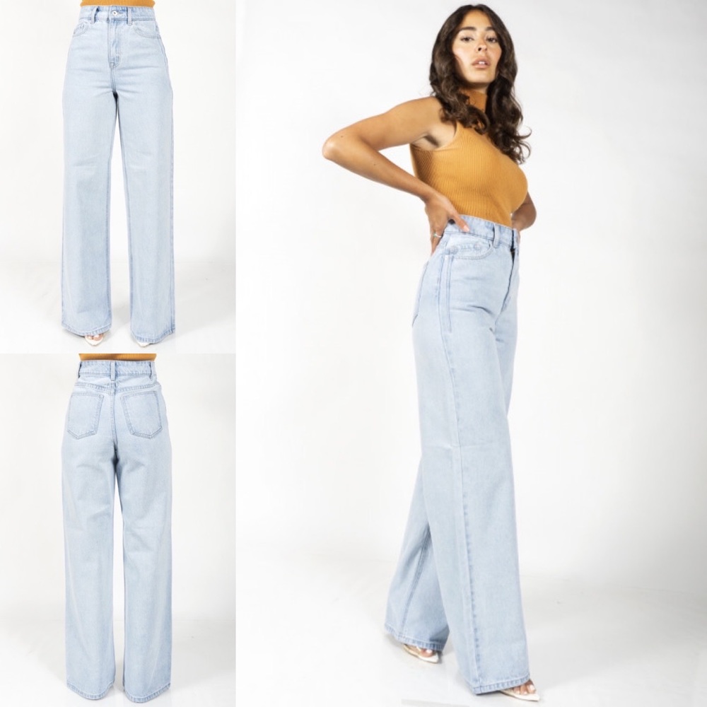 Super high rise wide leg Jeans
